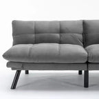 Canapé-lit futon moderne Okak, canapé-lit convertible pour petits appartements, salon
