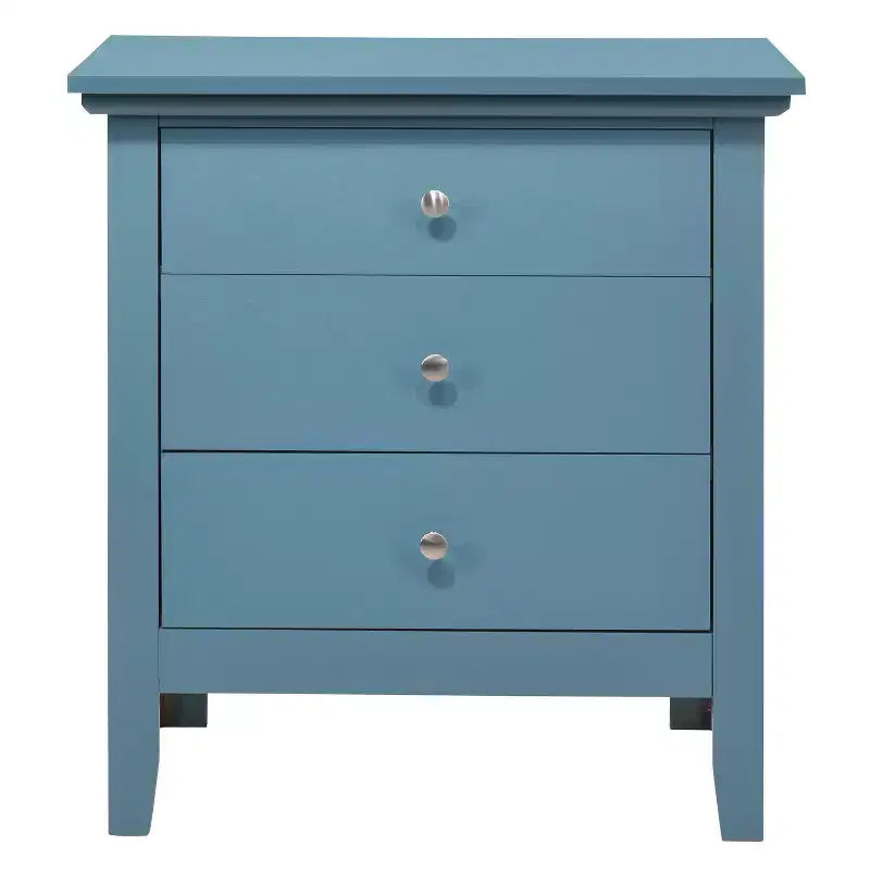 Table de chevet Hammond de HomeStock - 66 cm (H) x 61 cm (l) x 46 cm (P), tiroir et finition chêne durable