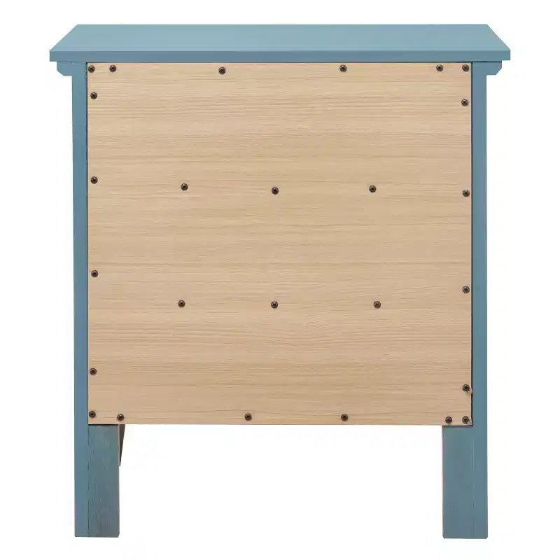 Table de chevet Hammond de HomeStock - 66 cm (H) x 61 cm (l) x 46 cm (P), tiroir et finition chêne durable