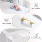 WAYES 43.3 Coiffeuse avec plateau en verre transparent, miroir LED, station de recharge et tabouret de rangement - Blanc moderne
