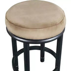 Meridian Furniture, Tabouret de comptoir Monette en velours beige