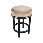 Meridian Furniture, Tabouret de comptoir Monette en velours beige