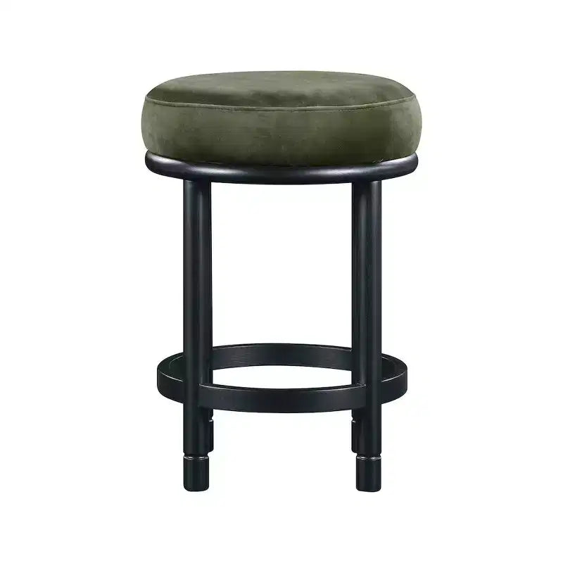 Meridian Furniture, Tabouret de comptoir Monette en velours vert