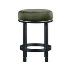 Meridian Furniture, Tabouret de comptoir Monette en velours vert