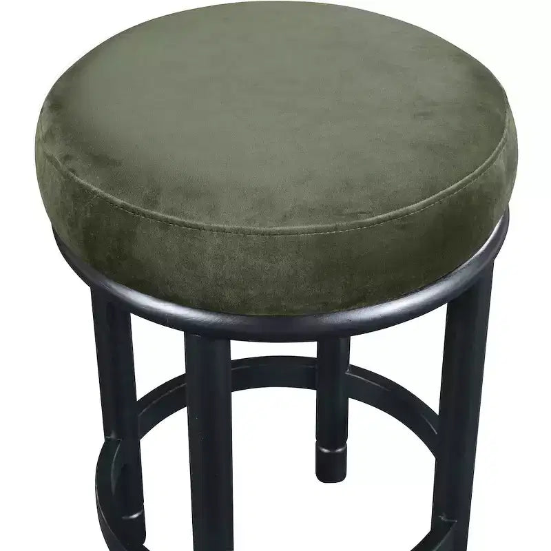 Meridian Furniture, Tabouret de comptoir Monette en velours vert
