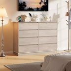 Commode de chambre avec 8 tiroirs, unité de rangement en bois pour placard, salon