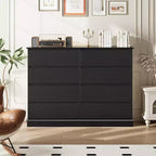 Commode de chambre avec 8 tiroirs, unité de rangement en bois pour placard, salon