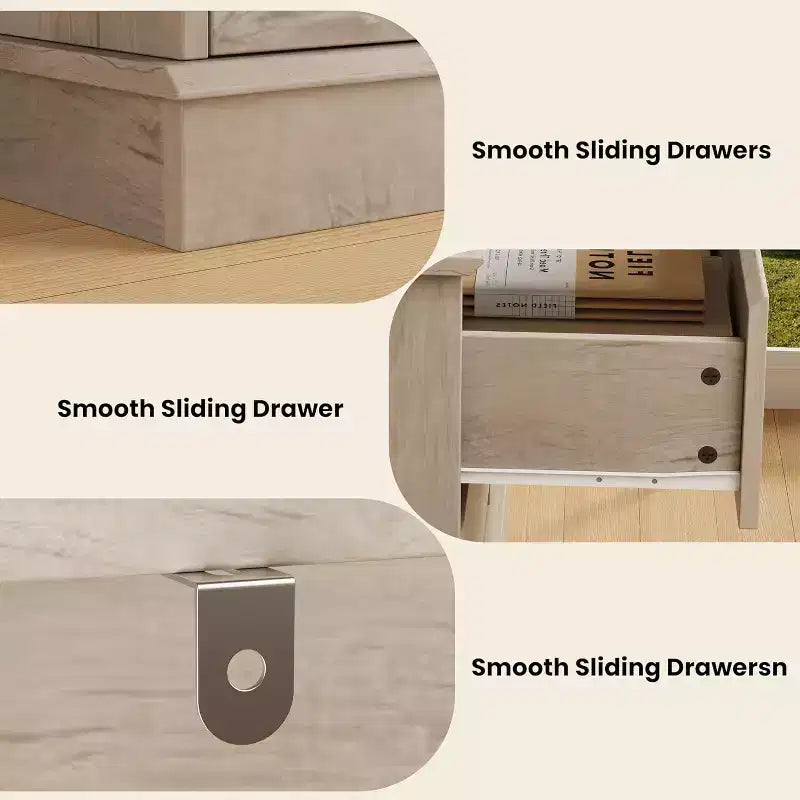 Commode de chambre avec 8 tiroirs, unité de rangement en bois pour placard, salon