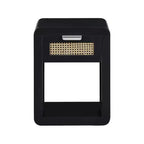 Meridian Furniture, Table de chevet noire Langham