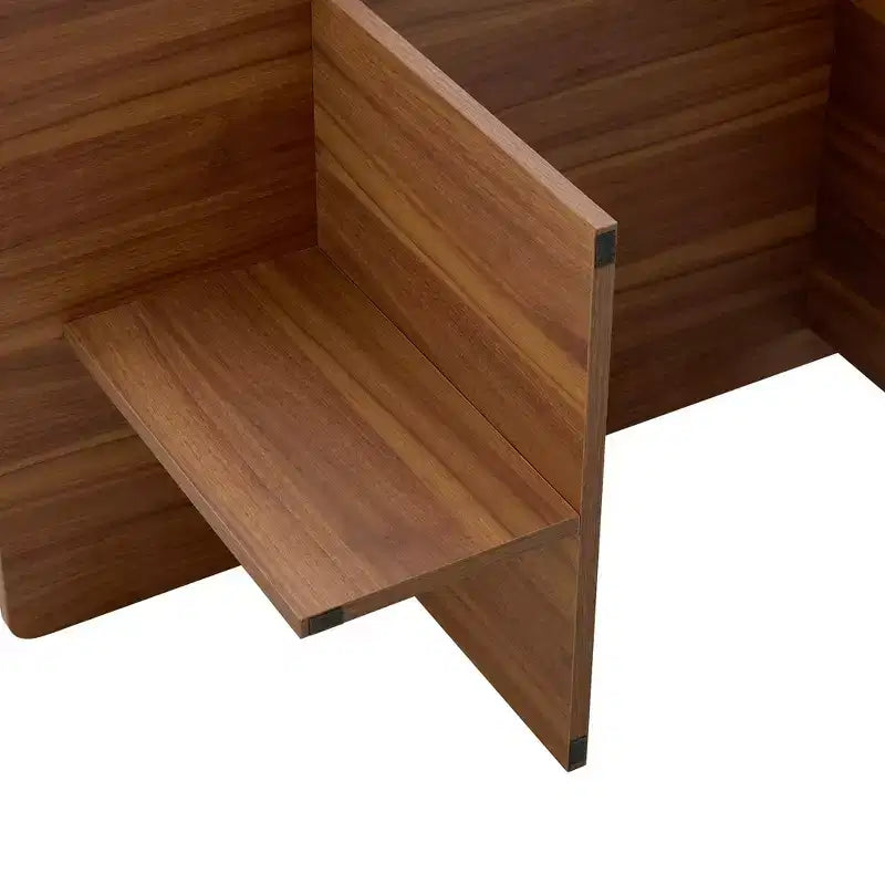 Table basse Okak, table d'appoint multi-surfaces en MDF pour salon, chambre et bureau, finition résistante aux rayures
