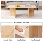 Table basse Okak, table d'appoint multi-surfaces en MDF pour salon, chambre et bureau, finition résistante aux rayures