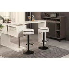 MAYEERTY Bureau d'angle réversible en L avec 3 tiroirs et étagères ouvertes, bureau d'ordinateur de 134,6 cm pour la maison/bureau
