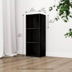 HOMLUX Étagère décorative à 3 cubes, Bibliothèque ouverte, Organisateur de jouets, Horizontale ou verticale