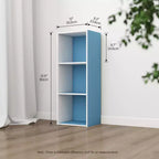 HOMLUX Étagère décorative à 3 cubes, Bibliothèque ouverte, Organisateur de jouets, Horizontale ou verticale
