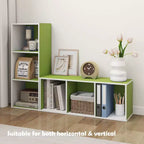 HOMLUX Étagère décorative à 3 cubes, Bibliothèque ouverte, Organisateur de jouets, Horizontale ou verticale