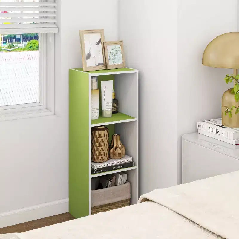 HOMLUX Étagère décorative à 3 cubes, Bibliothèque ouverte, Organisateur de jouets, Horizontale ou verticale