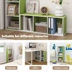 HOMLUX Étagère décorative à 3 cubes, Bibliothèque ouverte, Organisateur de jouets, Horizontale ou verticale