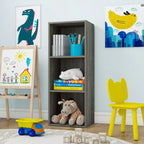 HOMLUX Étagère décorative à 3 cubes, Bibliothèque ouverte, Organisateur de jouets, Horizontale ou verticale