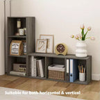 HOMLUX Étagère décorative à 3 cubes, Bibliothèque ouverte, Organisateur de jouets, Horizontale ou verticale