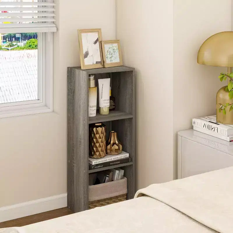 HOMLUX Étagère décorative à 3 cubes, Bibliothèque ouverte, Organisateur de jouets, Horizontale ou verticale