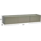 Meuble console flottant à 3 portes Storied Home
