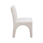 Meridian Furniture, Chaises de salle à manger en tissu texturé lin Gramercy, lot de 2