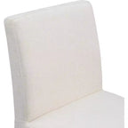 Meridian Furniture, Chaises de salle à manger en tissu texturé lin Gramercy, lot de 2