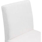 Meridian Furniture, Chaises de salle à manger en tissu texturé lin Gramercy, lot de 2