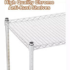 Chariot de cuisine, chariot de rangement amovible en métal avec roues et poignée, chariots utilitaires de qualité commerciale, cuisine, atelier
