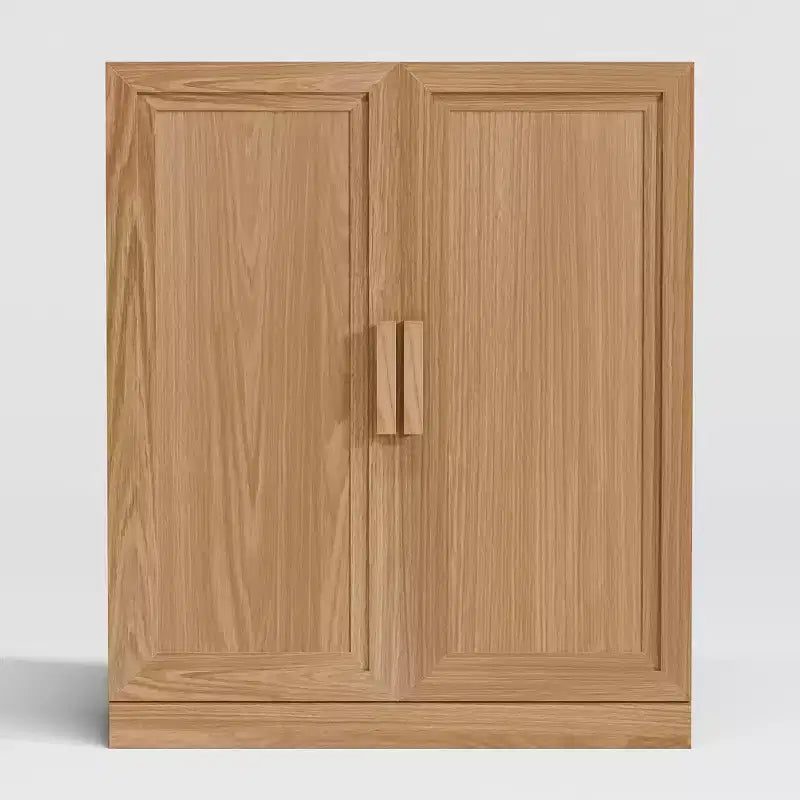Armoire de rangement Adam noire aspect bois (36x31x16)