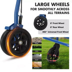 Déambulateur Rollator pour seniors avec siège, déambulateur combiné 3 en 1 avec fauteuil roulant, déambulateur médical tout-terrain pour adultes