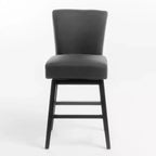 Tabouret de comptoir pivotant GDFStudio Cleo contemporain, rembourré, 69,8 cm