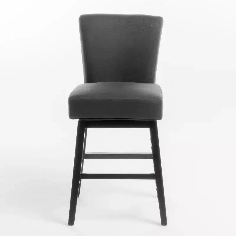 Tabouret de comptoir pivotant GDFStudio Cleo contemporain, rembourré, 69,8 cm