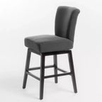 Tabouret de comptoir pivotant GDFStudio Cleo contemporain, rembourré, 69,8 cm