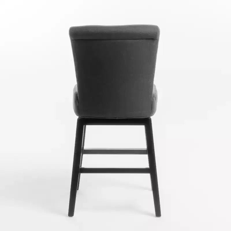 Tabouret de comptoir pivotant GDFStudio Cleo contemporain, rembourré, 69,8 cm