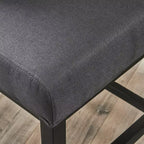 Tabouret de comptoir pivotant GDFStudio Cleo contemporain, rembourré, 69,8 cm