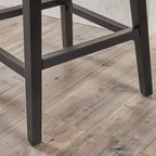 Tabouret de comptoir pivotant GDFStudio Cleo contemporain, rembourré, 69,8 cm