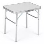 Table 1 pièce avec cadre en aluminium et plateau en MDF, Table moderne, Bureau de travail, Meuble de bureau à domicile, Table compacte, Table de bureau