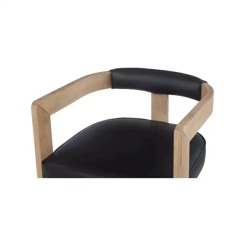 Meridian Furniture, Chaise de salle à manger Manchester en cuir végétalien