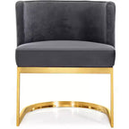 Meridian Furniture, Chaise de salle à manger en velours Gianna