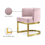 Meridian Furniture, Chaise de salle à manger en velours Gianna