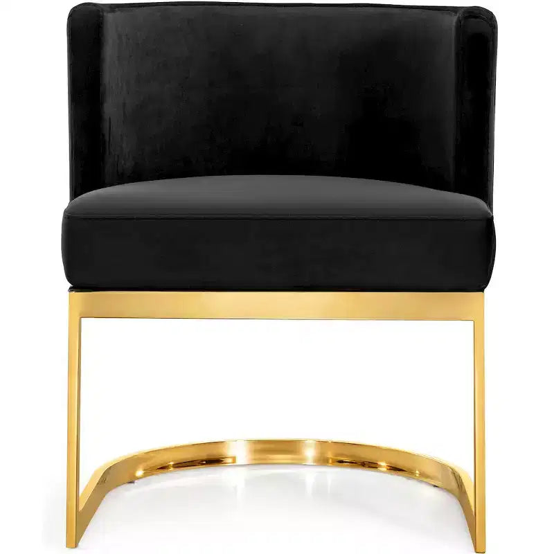 Meridian Furniture, Chaise de salle à manger en velours Gianna