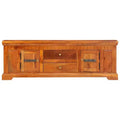vidaXL TV Cabinet Honey Solid Acacia wood, Engineered wood Medium