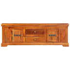 vidaXL TV Cabinet Honey Solid Acacia wood, Engineered wood Medium