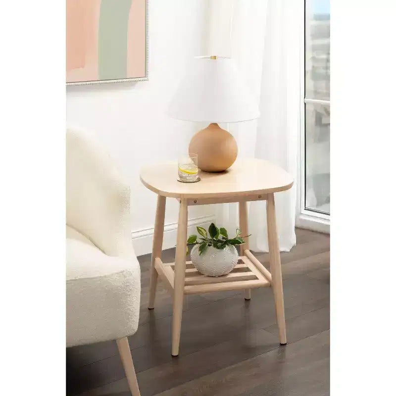 Table d'appoint en bois Nilas de Kate et Laurel