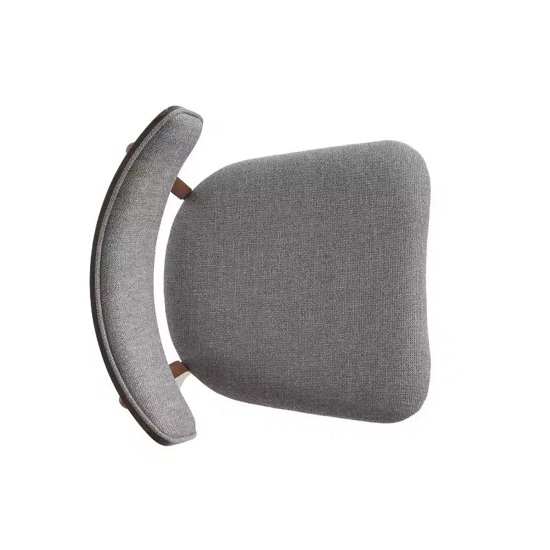 Ensemble de salle à manger 5 pièces GDFStudio Leora, de style moderne du milieu du siècle, en bois et tissu