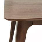 Ensemble de salle à manger 5 pièces GDFStudio Leora, de style moderne du milieu du siècle, en bois et tissu