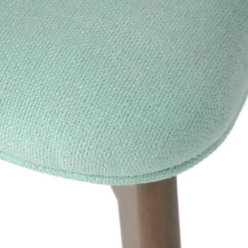 Ensemble de salle à manger 5 pièces GDFStudio Leora, de style moderne du milieu du siècle, en bois et tissu