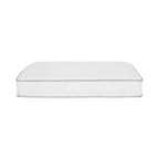 Matelas hybride à ressorts ensachés HomeStock Solar 9 po, blanc