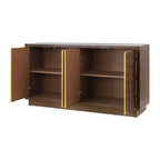 Christopher Knight Home Viviana, buffet de rangement moderne de 149 cm avec 4 portes et étagères réglables